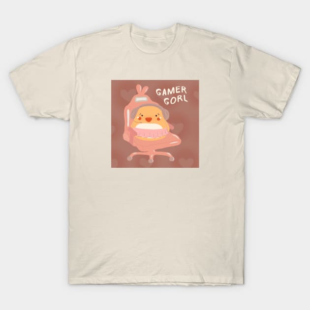 Gamer Gorl Mochi Chick T-Shirt by aaalou